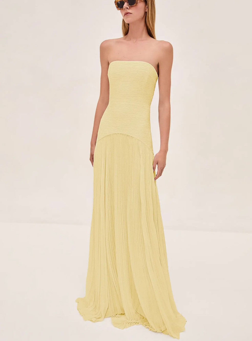 Alexis Yellow Sunniva Dress Medium